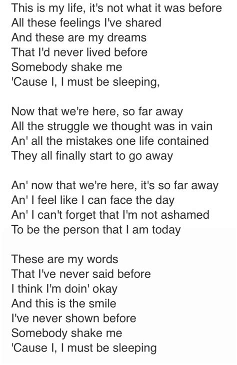 Yeah, you're so far away Traveling around sure gets me down and lonely Nothing else to do but close my mind I sure hope the road don't come to own me There's so many …